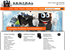 Tablet Screenshot of centralplastic.com